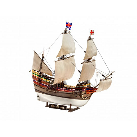 Revell Mayflower - 400th Anniversary Modell eines Segelschiffs Montagesatz 1:83