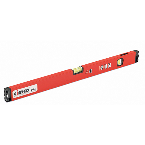 Cimco 21 1524 Wasserwaage 1 m Schwarz, Rot