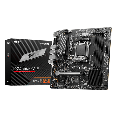 MSI PRO B650M-P Motherboard AMD B650 Sockel AM5 micro ATX