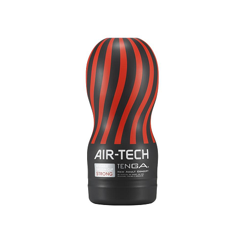Tenga AIR-TECH STRONG Männlicher Streichler Schwarz Thermoplastisches Elastomer (TPE)