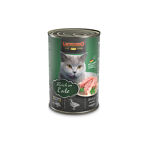 Leonardo Cat Food LEONARDO Reich an Ente