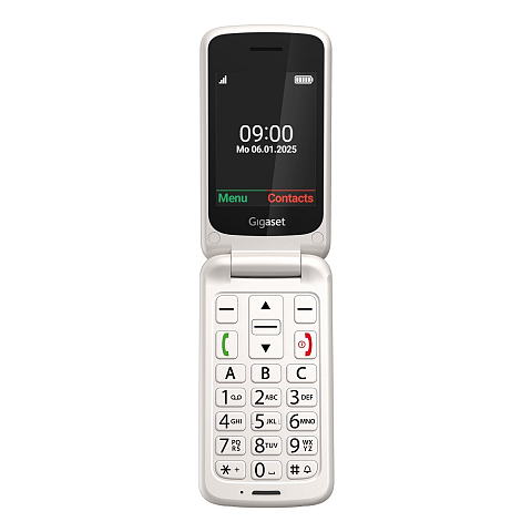Gigaset GL595 7,11 cm (2.8") 114 g Weiß Seniorentelefon