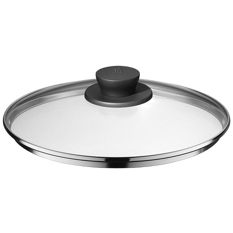 WMF 550156380 Deckel Rund Schwarz, Transparent