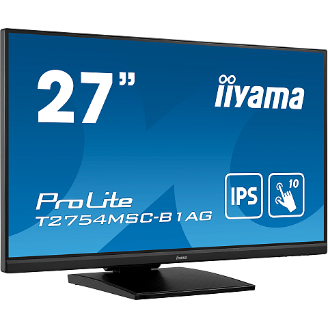 iiyama ProLite T2754MSC-B1AG Computerbildschirm 68,6 cm (27") 1920 x 1080 Pixel Full HD LED Touchscreen Multi-Nutzer Schwarz