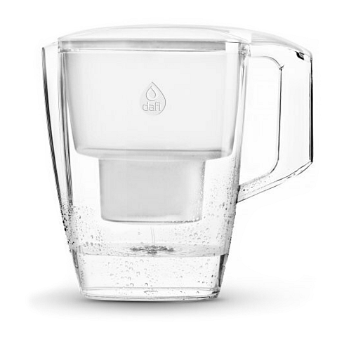 Dafi POZ03155 Wasserfilter Pitcher-Wasserfilter 4 l Durchscheinend, Weiß