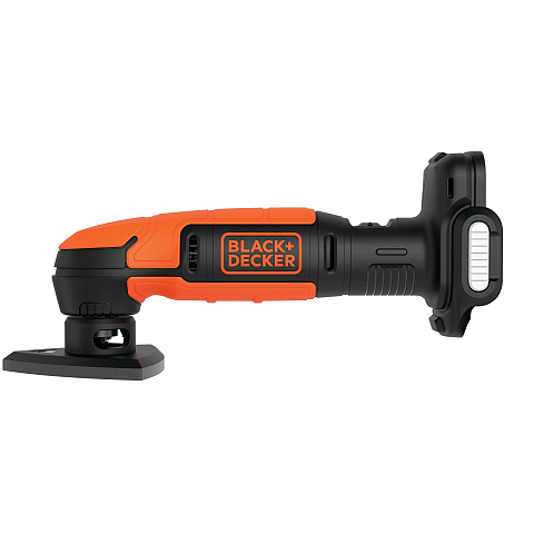 Black & Decker BDCDS12N-XJ Tragbares Schleifgerät Delta-Schleifer 11000 RPM Schwarz, Orange