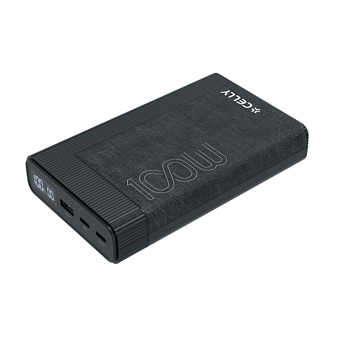 Celly PBPD100W20000BK Powerbank 20000 mAh Schwarz