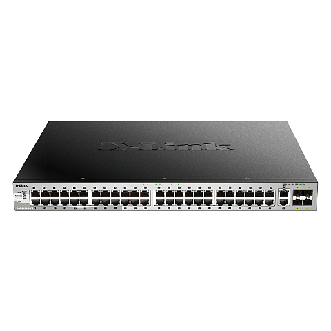D-Link DGS-3130-54PS/E Netzwerk-Switch Managed L3 Gigabit Ethernet (10/100/1000) Power over Ethernet (PoE) Grau