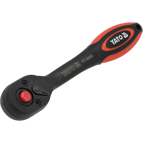 Yato YT-0293 Ratschenschlüssel Chrom-Vanadium-Stahl 1 Stück(e) Schwarz, Rot 72
