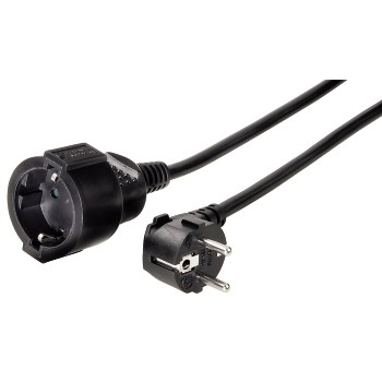 Hama 00047870 Verlängerungskabel 5 m 1 AC-Ausgänge Schwarz