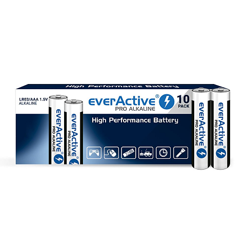 Everactive LR0310PAK Haushaltsbatterie Einwegbatterie AAA Alkali