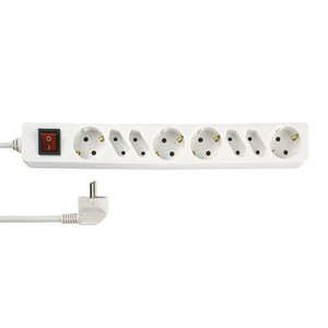 REV 0512343555 Verlängerungskabel 1,4 m 6 AC-Ausgänge Drinnen Weiß