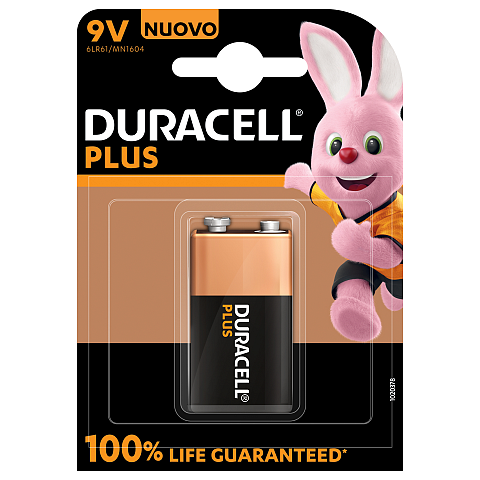 Duracell Plus 100 Einwegbatterie 9V Alkali