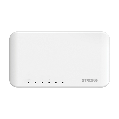 Strong SW5000P Netzwerk-Switch Gigabit Ethernet (10/100/1000) Weiß