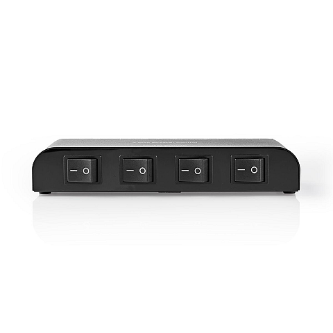 Nedis ASWI2604BK Audio-Switch Schwarz
