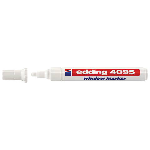 Edding 4095 Kreidestift Meißel Weiß 1 Stück(e)