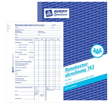 Avery 743 Kassenrolle 50 Stück(e) 148 mm