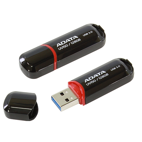 ADATA AUV150-128G-RBK USB-Stick 128 GB USB Typ-A 3.2 Gen 1 (3.1 Gen 1) Schwarz