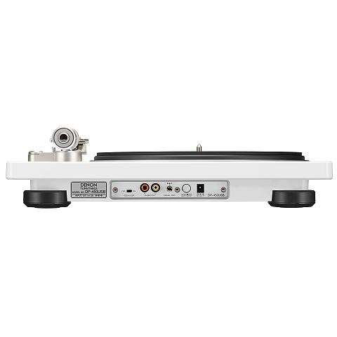Denon DP-450USB Audio-Plattenspieler mit Riemenantrieb Weiß Manuell