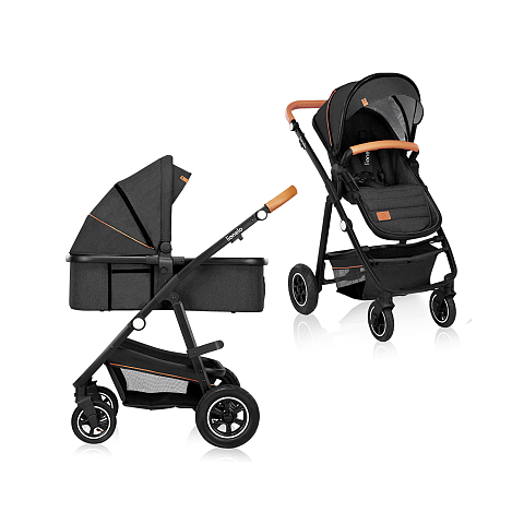 Lionelo Amber All Terrain-Kinderwagen 1 Sitz(e) Graphit, Grau