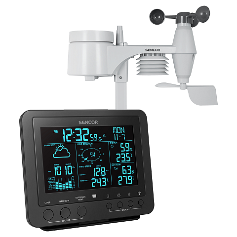 Sencor SWS 9700 Digitale Wetterstation Schwarz Akku