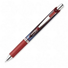Pentel Energel XM Klick Anklippbarer versenkbarer Stift Rot 12 Stück(e)