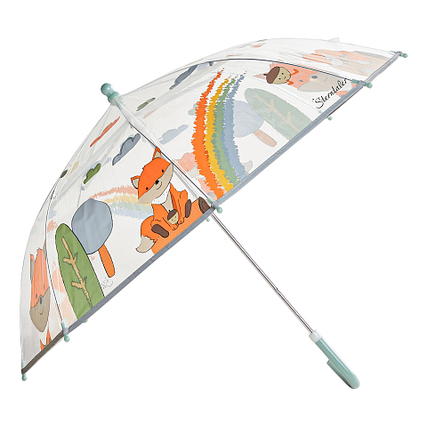 Sterntaler 9692533 Kinder-Regenschirm Mehrfarbig, Transparent