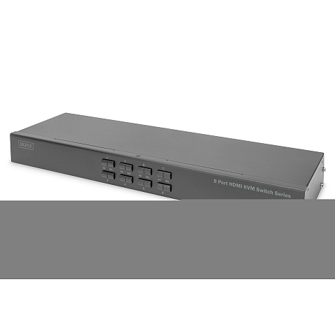 Digitus Desktop 8 Port HDMI KVM Switch Single View