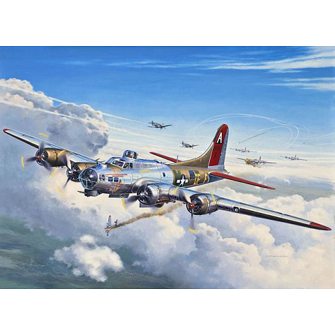 Revell B-17G Flying Fortress Starrflügelflugzeug-Modell Montagesatz 1:72