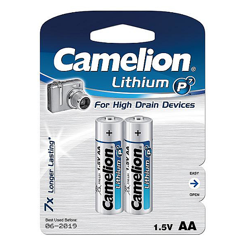 Camelion FR6-BP2 Wiederaufladbarer Akku AA Lithium