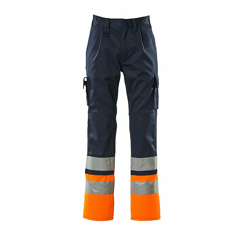 MASCOT 12379-430-0114-90C62 Hosen Navy, Orange