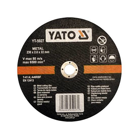 Yato YT-5927 Rotierende Schneidklinge 23 cm