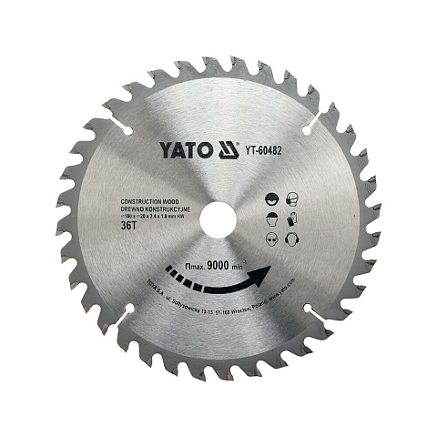 Yato YT-60482 Kreissägeblatt 1 Stück(e)