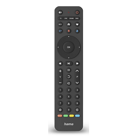 Hama 00221053 Fernbedienung IR Wireless TV Drucktasten