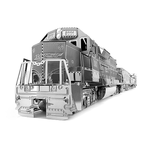 Metal Earth Freight Train Set Zugmodell