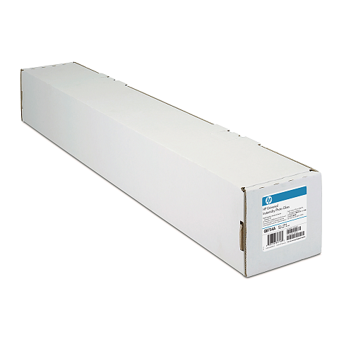 HP Universal Instant-dry Gloss Photo Paper-1067 mm x 30.5 m (42 in x 100 ft) Braun, Weiß
