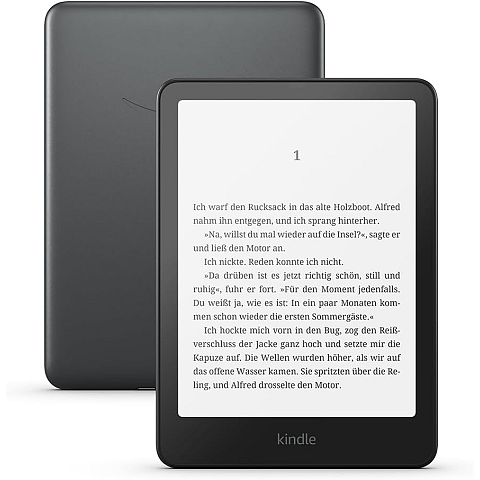 Amazon Kindle Paperwhite Signature Edition eBook-Reader Touchscreen 32 GB WLAN Schwarz, Metallisch
