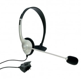 Logic3 Headset for Xbox Live Kopfhörer Kabelgebunden Schwarz, Silber