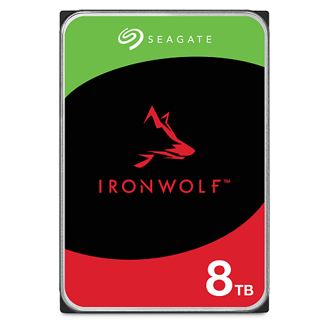 Seagate IronWolf ST8000VN004 Interne Festplatte 8 TB 7200 RPM 256 MB 3.5" Serial ATA III
