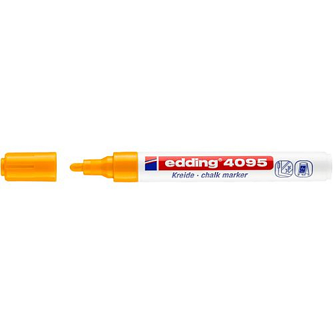 Edding 4095 Kreidestift Bullet Orange 1 Stück(e)