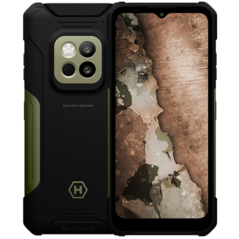 HAMMER Construction 2 Thermal 5G Military Edition 16,7 cm (6.58") Dual-SIM Android 14 USB Typ-C 8 GB 256 GB 6500 mAh Schwarz, Grün