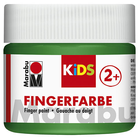 Marabu 03030050267 Abwaschbare Fingerfarbe Grün