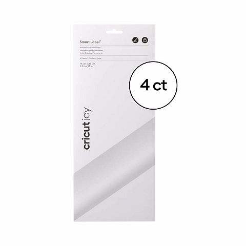 Cricut Joy Smart Label Writable selbstklebendes Etikett Permanent Weiß 4 Stück(e)