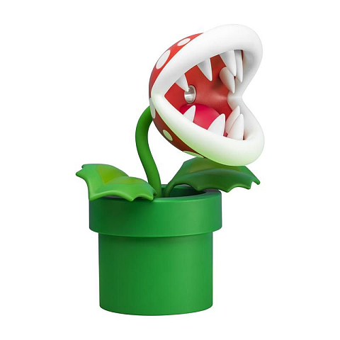 Paladone Piranha Plant Posable Lamp BDP Tischleuchte LED Grün, Rot, Weiß