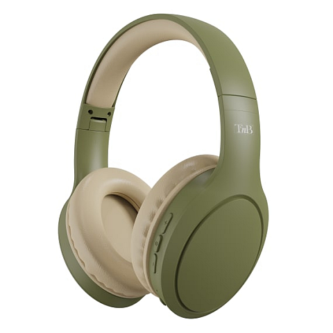 T'nB CBTONEGN Kopfhörer & Headset Verkabelt & Kabellos Kopfband USB Typ-C Bluetooth Olive