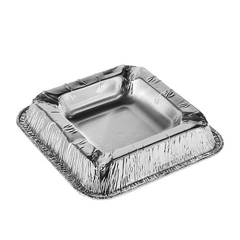 Papstar 14579 Aschenbecher Rechteckig Aluminium