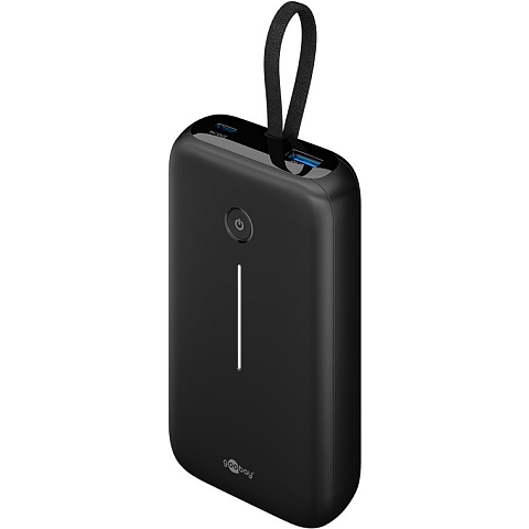Goobay 76252 Powerbank Lithium Polymer (LiPo) 20000 mAh Schwarz
