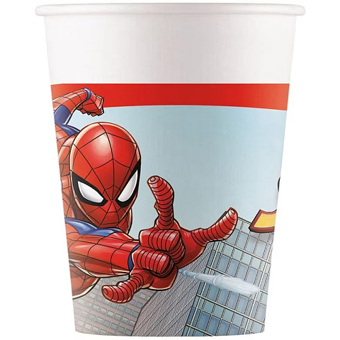 Amscan Spiderman Pappbecher