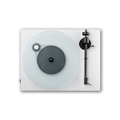 Pro-Ject T1 EVO Audio-Plattenspieler mit Riemenantrieb Schwarz, Weiß