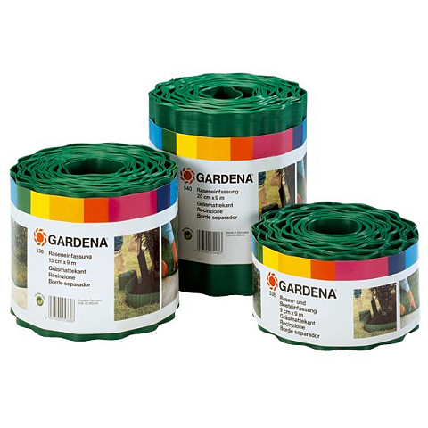 Gardena 538-20 Rasenkante Garten-Einfassungsrolle Kunststoff Grün